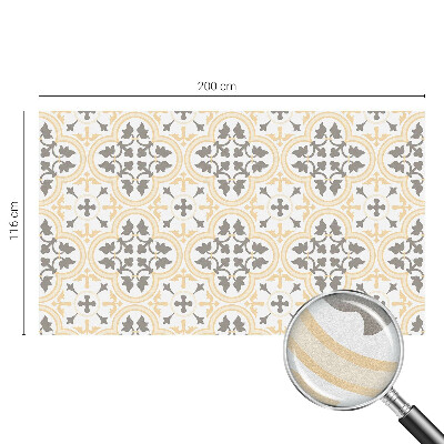 Frosted window film with stained glass pattern Plant patterns