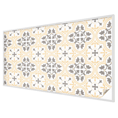 Frosted window film with stained glass pattern Plant patterns