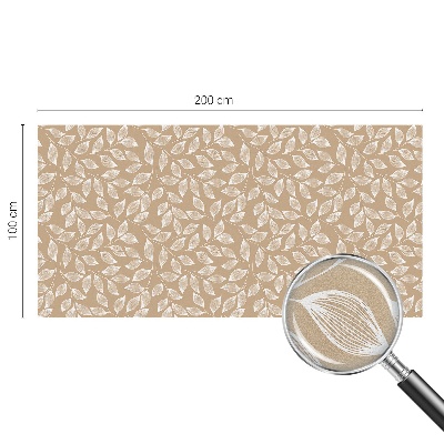 Privacy window film stained glass effect Leaves nature