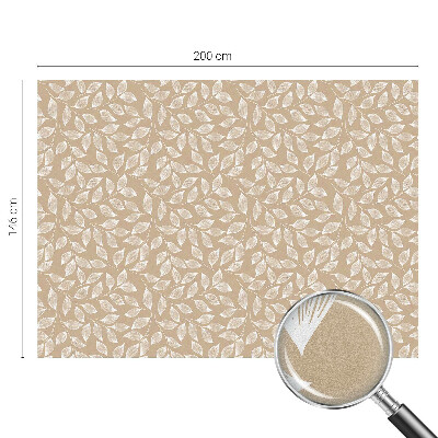 Privacy window film stained glass effect Leaves nature