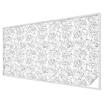 Decorative window film stained glass design Floral motif