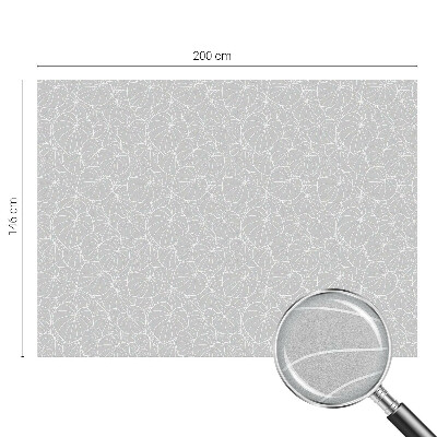 Privacy window film stained glass effect Leafy elegance