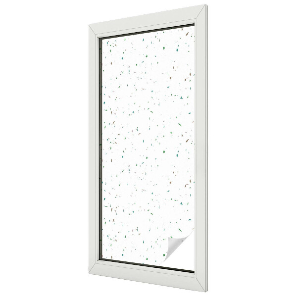 Decorative window film stained glass design Scattered elements