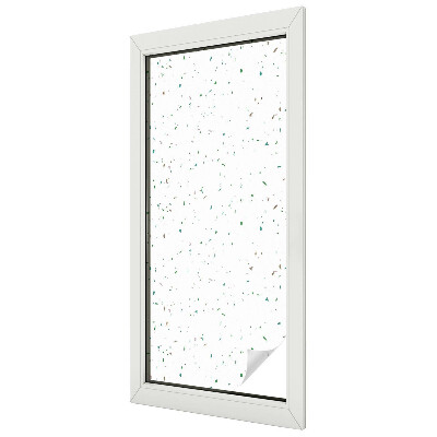 Decorative window film stained glass design Scattered elements