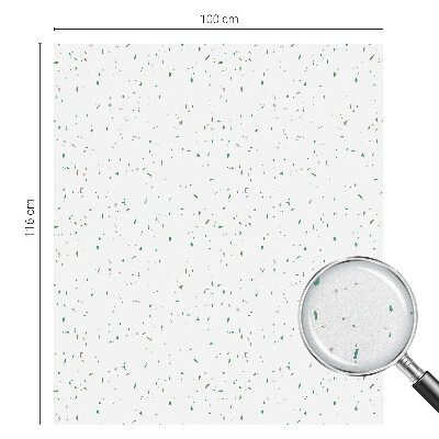 Decorative window film stained glass design Scattered elements