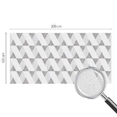 Patterned window film stained glass Gray triangles