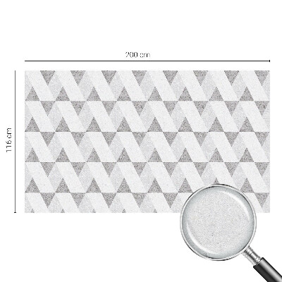 Patterned window film stained glass Gray triangles