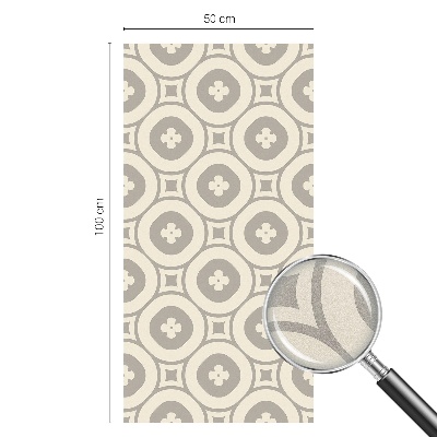 Privacy window film stained glass effect Geometric patterns