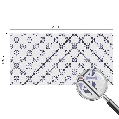 Decorative window film stained glass design Geometric tiles