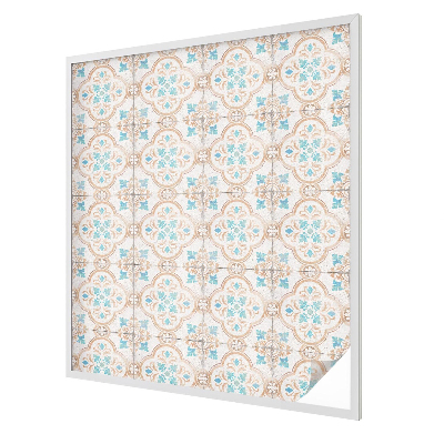 Coloured glass film for windows Rustic tiles