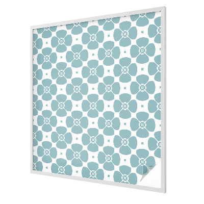 Privacy window film stained glass effect Floral symmetry