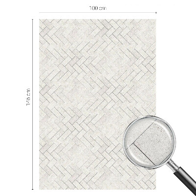 Patterned window film stained glass Herringbone motif