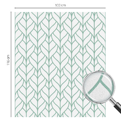 Decorative window film stained glass design Plant symmetry