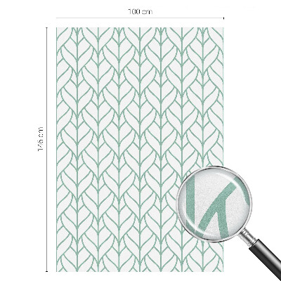 Decorative window film stained glass design Plant symmetry