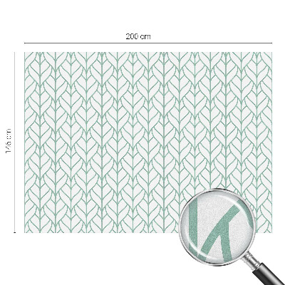 Decorative window film stained glass design Plant symmetry