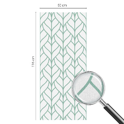 Decorative window film stained glass design Plant symmetry