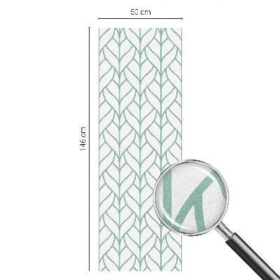 Decorative window film stained glass design Plant symmetry