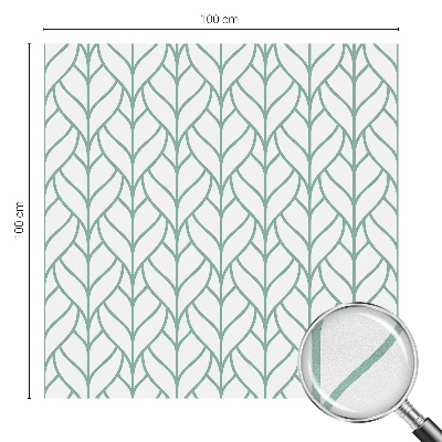 Decorative window film stained glass design Plant symmetry