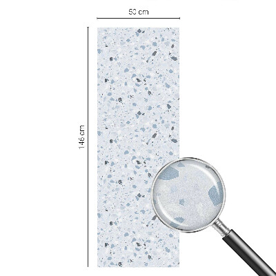 Frosted window film with stained glass pattern Modern mosaic