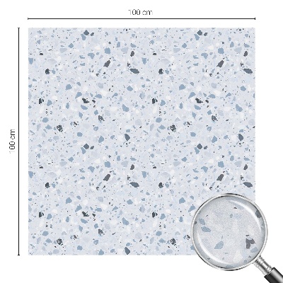 Frosted window film with stained glass pattern Modern mosaic