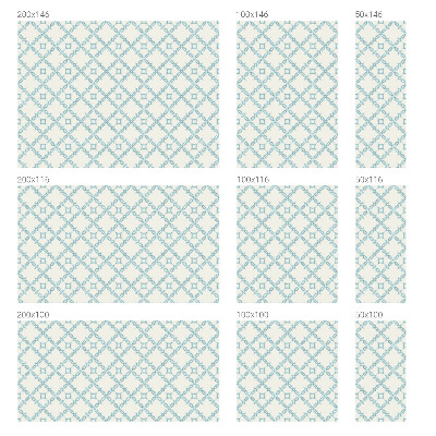 Patterned window film stained glass Blue geometry