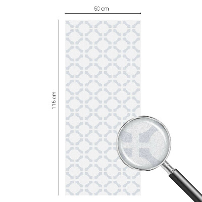 Privacy window film stained glass effect Geometric elegance