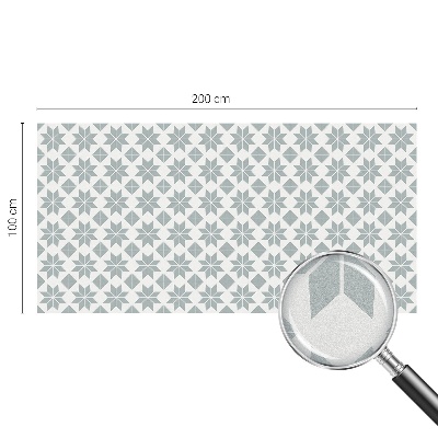 Coloured glass film for windows Geometric stars