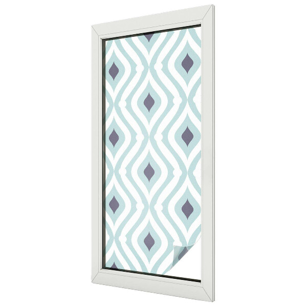 Privacy window film stained glass effect Modern elegance