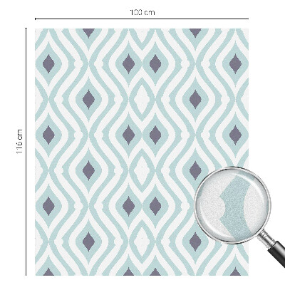 Privacy window film stained glass effect Modern elegance