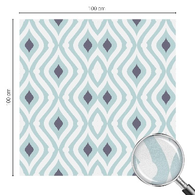 Privacy window film stained glass effect Modern elegance