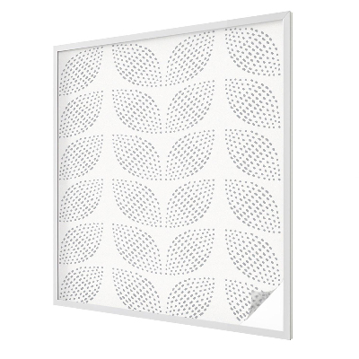 Patterned window film stained glass Dotted leaves