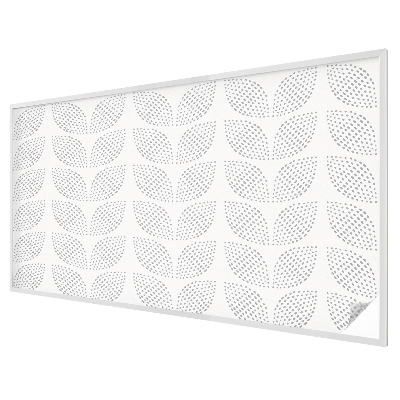 Patterned window film stained glass Dotted leaves