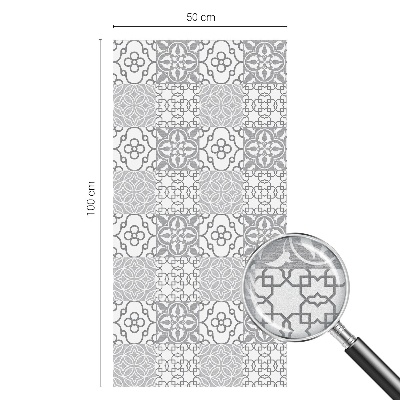 Coloured glass film for windows Classic patterns