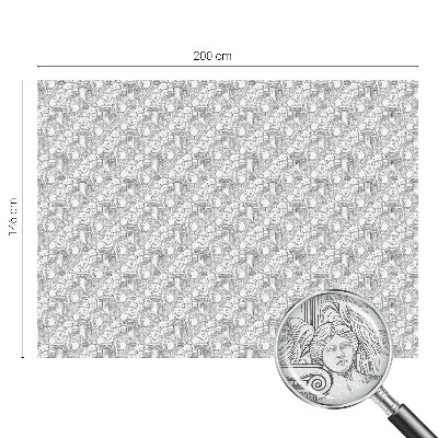 Decorative window film stained glass design Classic portraits