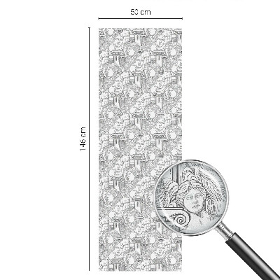 Decorative window film stained glass design Classic portraits