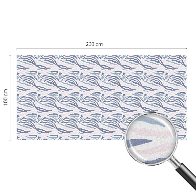 Patterned window film stained glass Zebra pattern