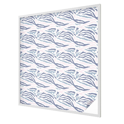 Patterned window film stained glass Zebra pattern