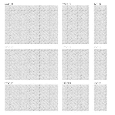 Decorative window film stained glass design Wavy shapes