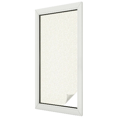 Coloured glass film for windows Plant ornament