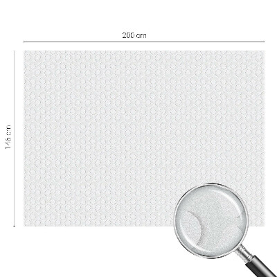 Privacy window film stained glass effect Geometric shapes