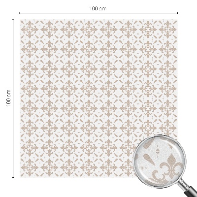 Coloured glass film for windows Elegant patterns