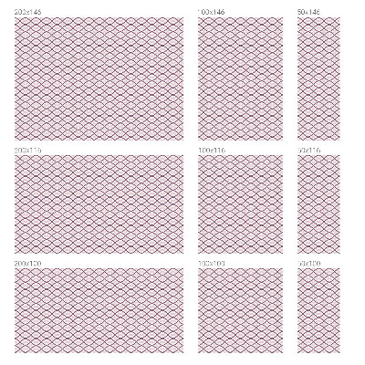 Privacy window film stained glass effect Oval shapes