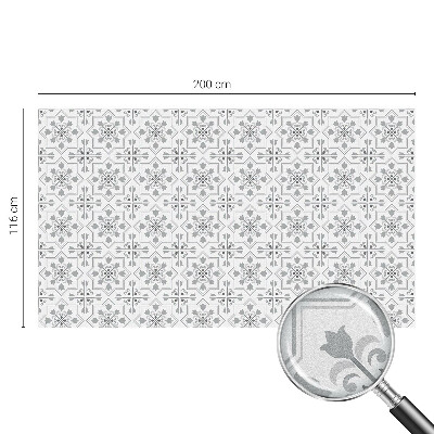 Coloured glass film for windows Symmetrical ornaments