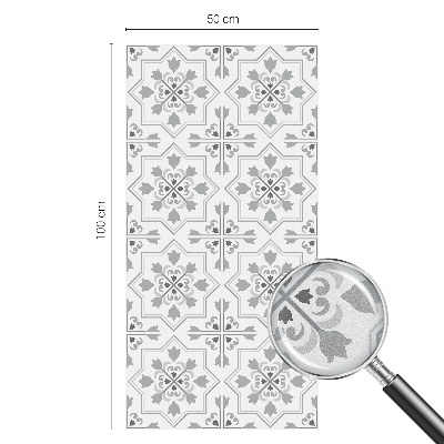 Coloured glass film for windows Symmetrical ornaments