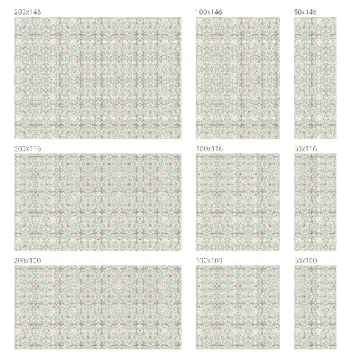 Privacy window film stained glass effect Floral tiles