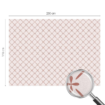 Coloured glass film for windows Floral patterns