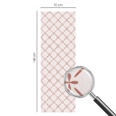 Coloured glass film for windows Floral patterns