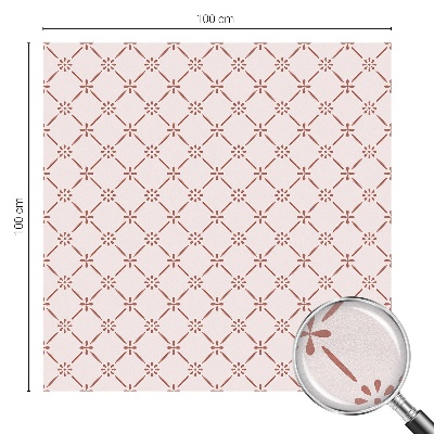 Coloured glass film for windows Floral patterns