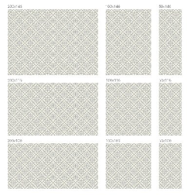 Patterned window film stained glass Floral rosettes