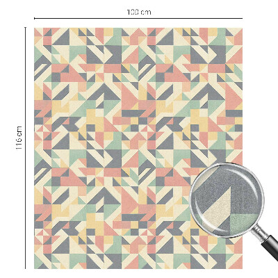 Frosted window film with stained glass pattern The Energy of Geometry